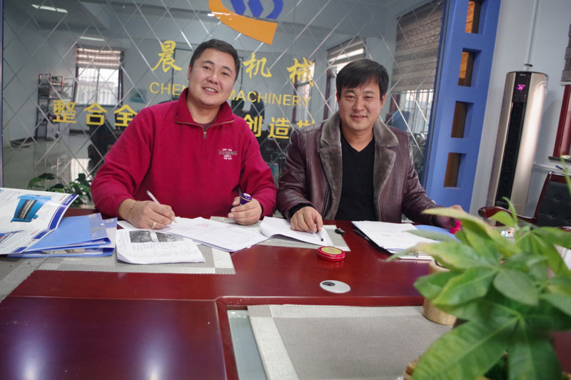 外蒙客户订购设备