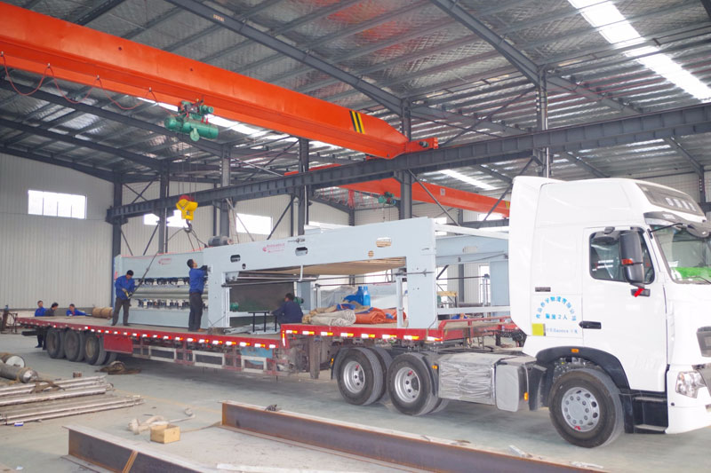 发货外蒙针刺地毯生产线