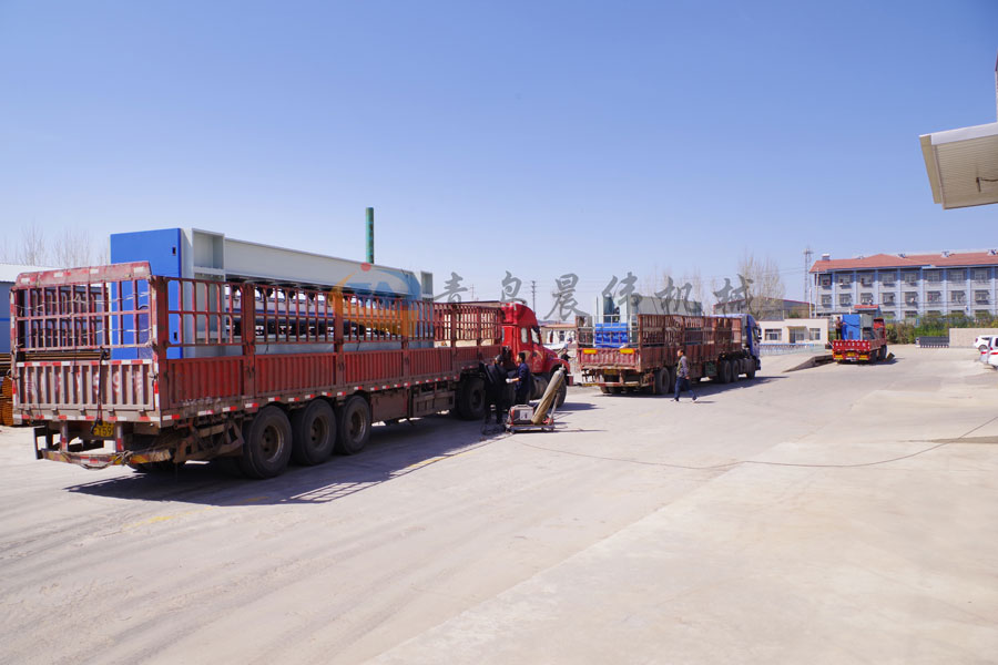 无纺布设备 土工布设备生产线发货