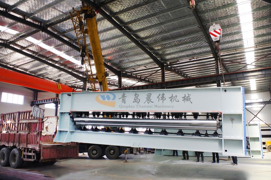 无纺布设备 土工布设备生产线发货